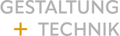 Gestaltung + Technik Logo